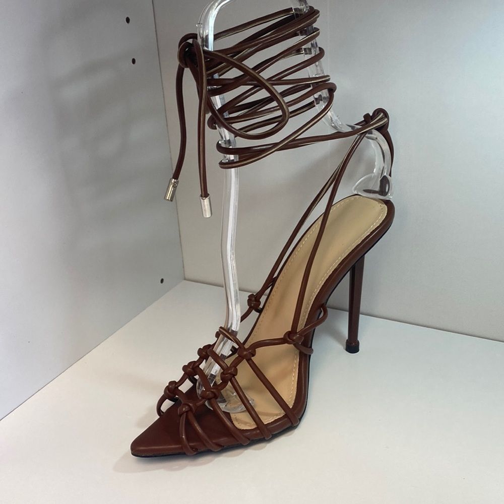 Strappy heels